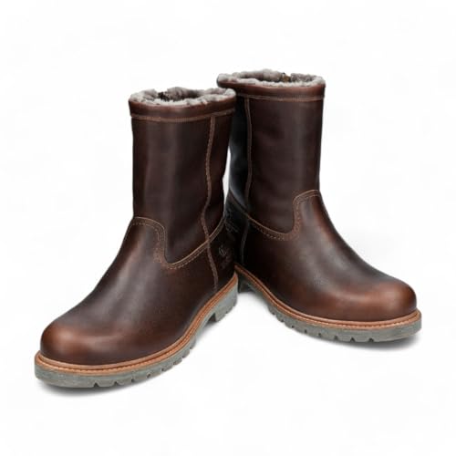 Panama Jack Men's Fedro Igloo C10 Brown Leather Biker Boots4