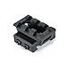Monstrum Razorclaw Ultralight Picatinny Riser Mount with Recoil Stop Base | 3 Slot Length | Low Profile (0.5 inch Height)