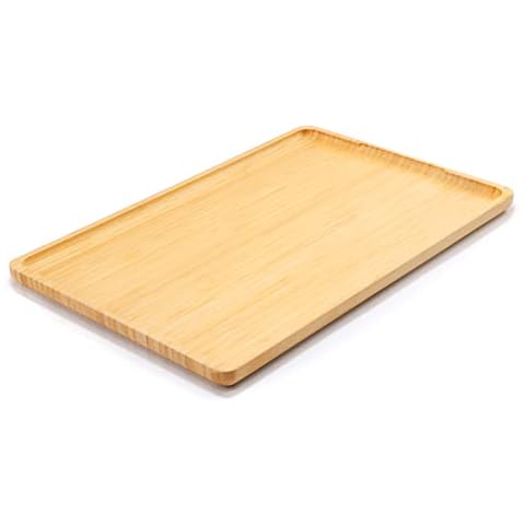 WEBACOO Bamboo Serving Tray Cover