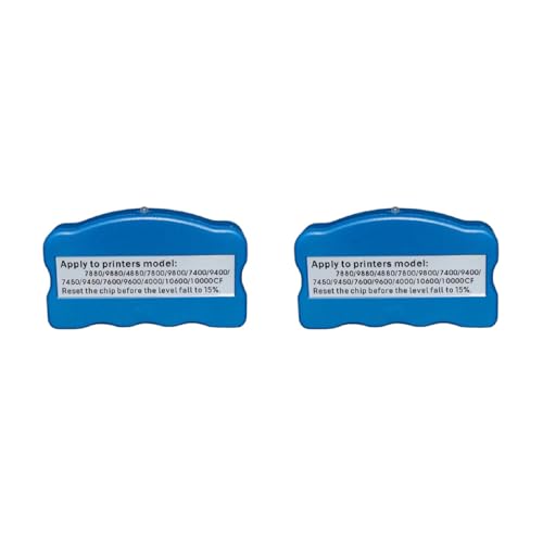 Réinitialisateur de puce d'imprimante 7880 9800 solution alerte encre
