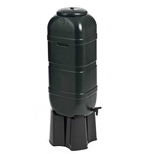 UR CHOICE 100L Water Butt - Garden Water Storage - Plastic Water Butt Set Including Tap, Stand,...