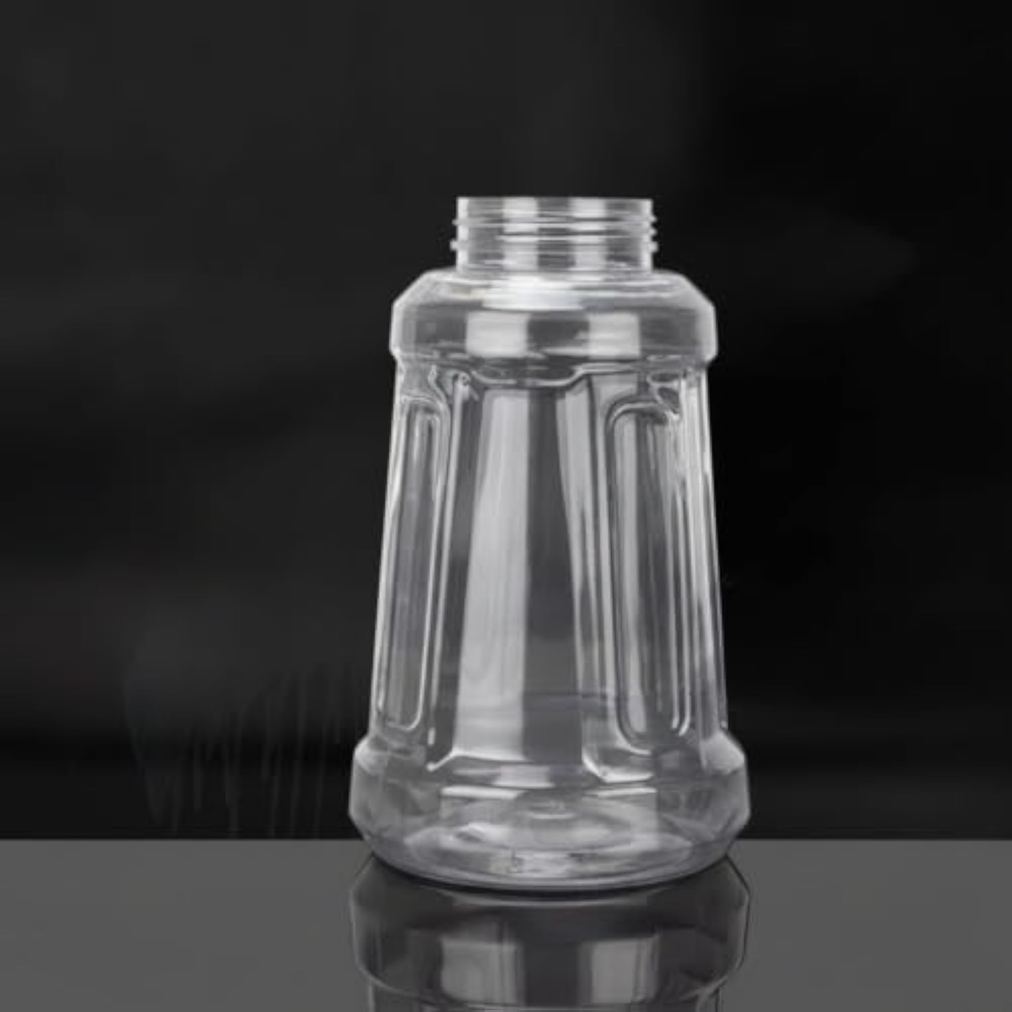 Threaded Sprayer Bottle Refillable Spray Bottle Container Leak-Proof for Car Wash, Household Cleaning, White, 2L