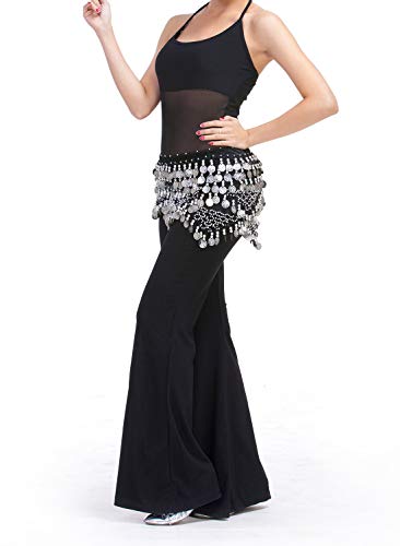 Aivtalk Women Belly Dance Hip Scarf with Coins Velvet Belly Dance Belt 320 Coins2
