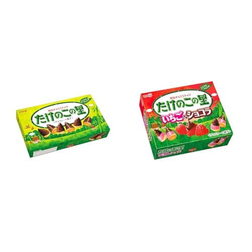 【セット買い】明治 たけのこの里 70g×10箱 + 明治 たけのこの里いちご&ショコラ 61g×10箱