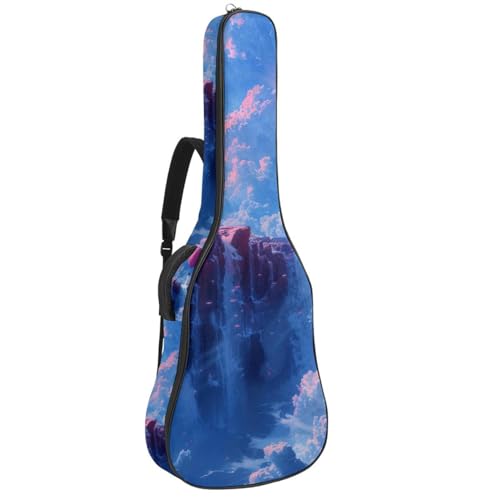 Sac pour guitare étanche motif montgolfière rouge de 101,6 à 106,7 cm
