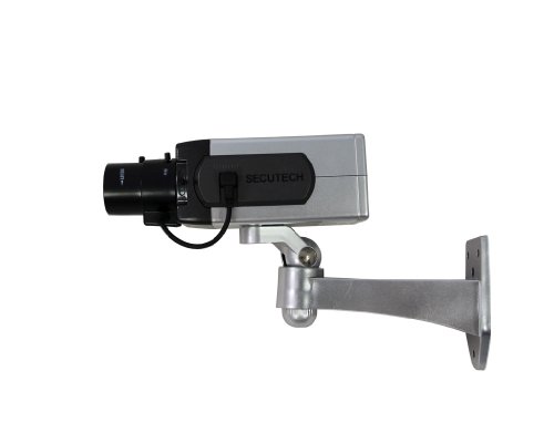 Preisvergleich Produktbild Dummy Atrappe Attrappe Überwachungskamera Kamera mit Bewegungsmelder und Blink LED