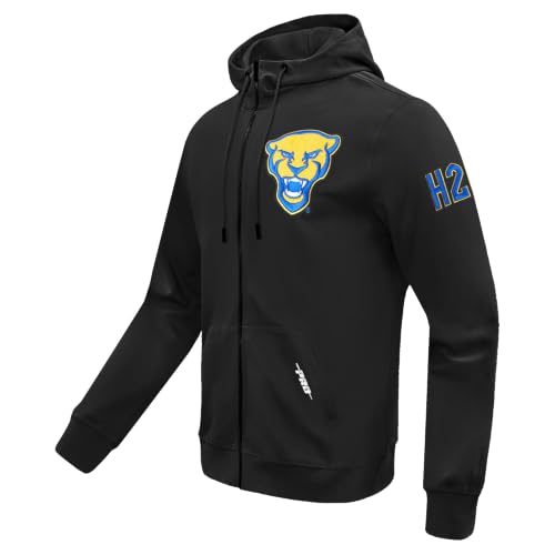 Image of Pro Standard Mens College Classic Chenille Cotton Double Knit Full Zip Hoodie