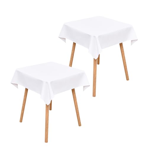 Wolkemer 2 Pack 36x36 Inch Small Square Tablecloth Washable Table Cloth by Wolkemer - Used condition - US$11.58