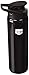 FISCHER Trinkflasche Edelstahl mit großer Öffnung, geeignet für kalte und warme Getränke, 750ml, schwarz