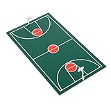 UKCOCO Modèle Réduit de Terrain de Basket 1:150 pour Amateurs, Mini Modèle Sportif Compact, à Assembler Soi-même, Décoration Miniature pour Bureau et Table, Scène Sportive DIY