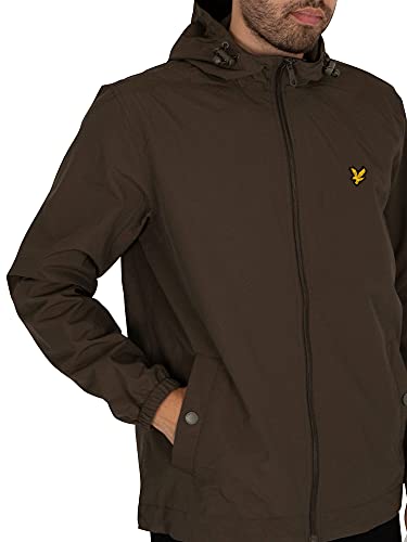Lyle & Scott Uomo Giacca con Cappuccio con Zip