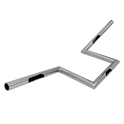 Chrome Universal Drag Bar 10 Rise 1" Ape Hanger 25Mm Z-Bar Motorcycle Handlebar Fit For Harley Sportster 883 1200 Xl #TOP3