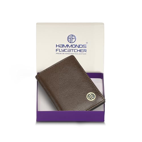 HAMMONDS FLYCATCHER Genuine Leather Card Holder Wallet for Man & ...