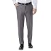 Haggar Men's Textured Windowpane Straight Fit Plain Front Pant