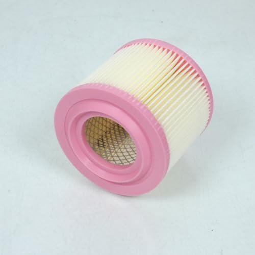 Un filtro dell'aria adattabile nuovo di marca MIW in carta di colore giallo con bordo in gomma di colore rosa. Dimensioni complessive: - Lunghezza: 97 mm. - Diametro interno: 51,5 mm. - Diametro esterno: 102 mm. Venduto all'unità. Consegnato come da foto.