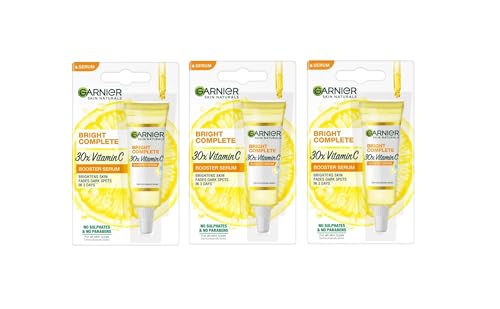 Image of Garnier Skin Naturals Brightening Bright Complete Vitamin C Booster Serum (7ml) (Pack of-3) 21ml