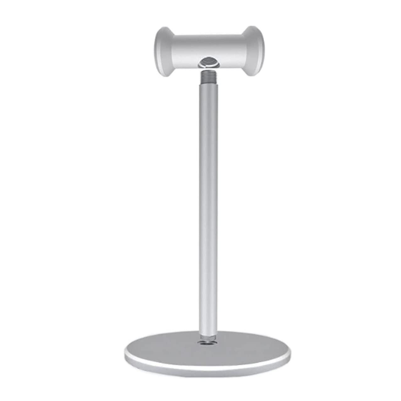 Kopfhörerständer Kopfhörerständer Aus Metall, Aluminiumlegierung, rutschfeste Basis, Gaming-Kopfhörerhalter, Headset-Halter Stabil & Platzsparend(Silver)
