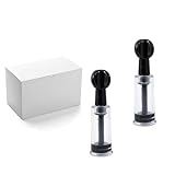 MPXOJII 2 Pcs Nipple Correctors for Breastfeeding Women Mother, Nipple Puller Vacuum Suction Cupping Device Nipple Suckers for Flat and Inverted Nipples