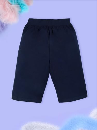 Image of KiddoPanti Girls Knee Length Cycling Shorts Pack of 2