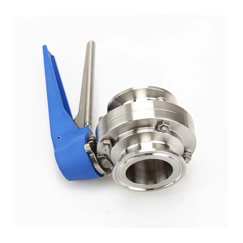 Vanne papillon inox SS304 de 63mm, la haute précision du triple collier pression - 2