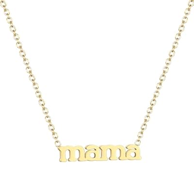 14K Gold Mama Necklace