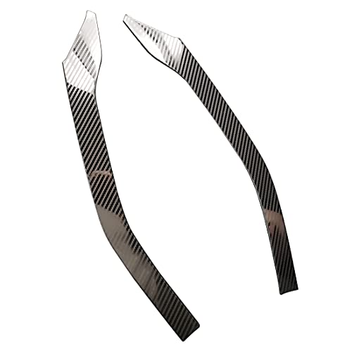 ruihe 5pcs Carbon Fiber Pattern Stainless Car Gear Shift Knob Console Panel Trims Cup Holder Frame Cover Fit for Toyota Corolla 2019 2020 2021 2022 Regular Gasoline Version