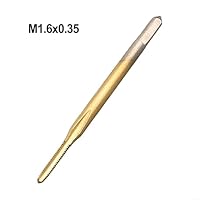 Gewindebohrer M1 bis M1 8 gerade Nut, HSS-beschichtet für präzises Einfädeln in mechanischen und Möbelanwendungen (M1.6) – Ansicht 3