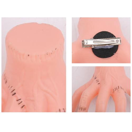 Image of Havilah Halloween Hair Clip 6 Pcs - Severed Hand Costume Party Spooky Palm Grip Prank Decoration Hair Accessory