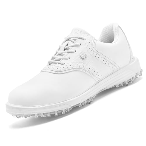 ULTIANT Zapatos de Golf para Hombre, Impermeables y Confortables, Diseño Clásico con Suela Antideslizante, Respirantes y Ligeros, Ideales para Juego y Entrenamiento de Golf en Campo ULTIANT Zapatos de Golf para Hombre, Impermeables y Confortables, Diseño Clásico con Suela Antideslizante, Respirantes y Ligeros, Ideales para Juego y Entrenamiento de Golf en Campo