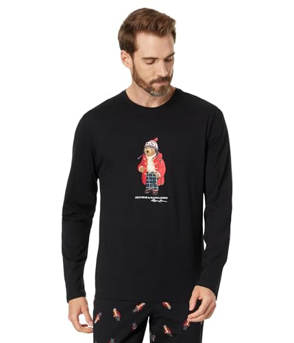 POLO RALPH LAUREN mens Long Sleeve Pajama Top and Jogger2