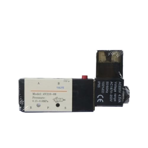 Électrovanne 5/2 voies 4V210-08 à commutation rapide 220V pour air comprimé - 2