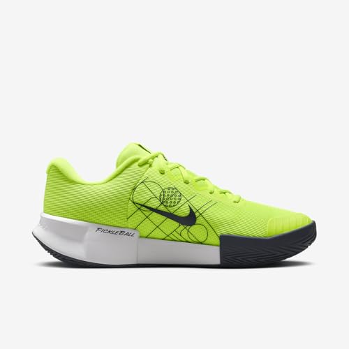Nike Zoom Challenge Men's Pickleball Shoes (FQ4154-700, Volt/Armory Navy/Volt) Size 123
