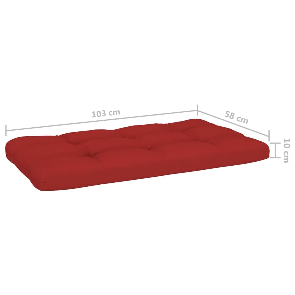 4-częściowy zestaw mebli ogrodowych z impregnowanego drewna sosnowego, sofa z palet z poduszkami do ogrodu, na taras lub do salonu, rustykalny design, trwały i łatwy w pielęgnacji