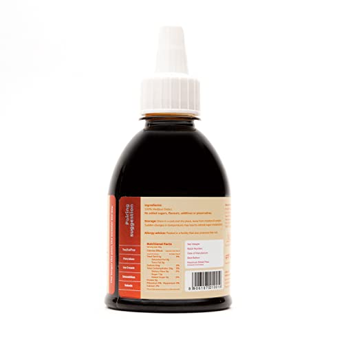 Image of Flyberry Gourmet Medjoul Date Syrup | Low GI | Sugarfree | 100% Natural | Alternative to Sugar, Honey & Jaggery | 325 g (Pack of 2)
