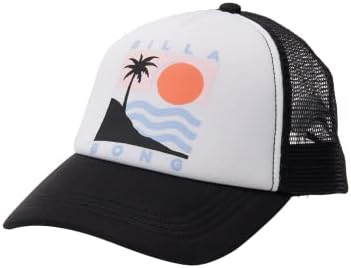 Billabong Girls' Classic Shenanigans Adjustable Trucker Hat, Black 1, One