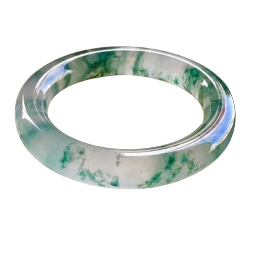 Bracelet en jade pour femme - Jonc rond jadéite 64 mm
