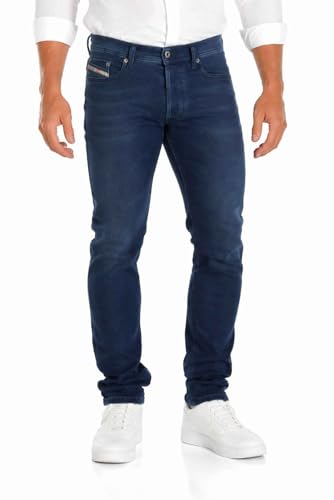 Diesel Tepphar 0856Y Jean slim pour homme Carrot, bleu, 28W / 30L
