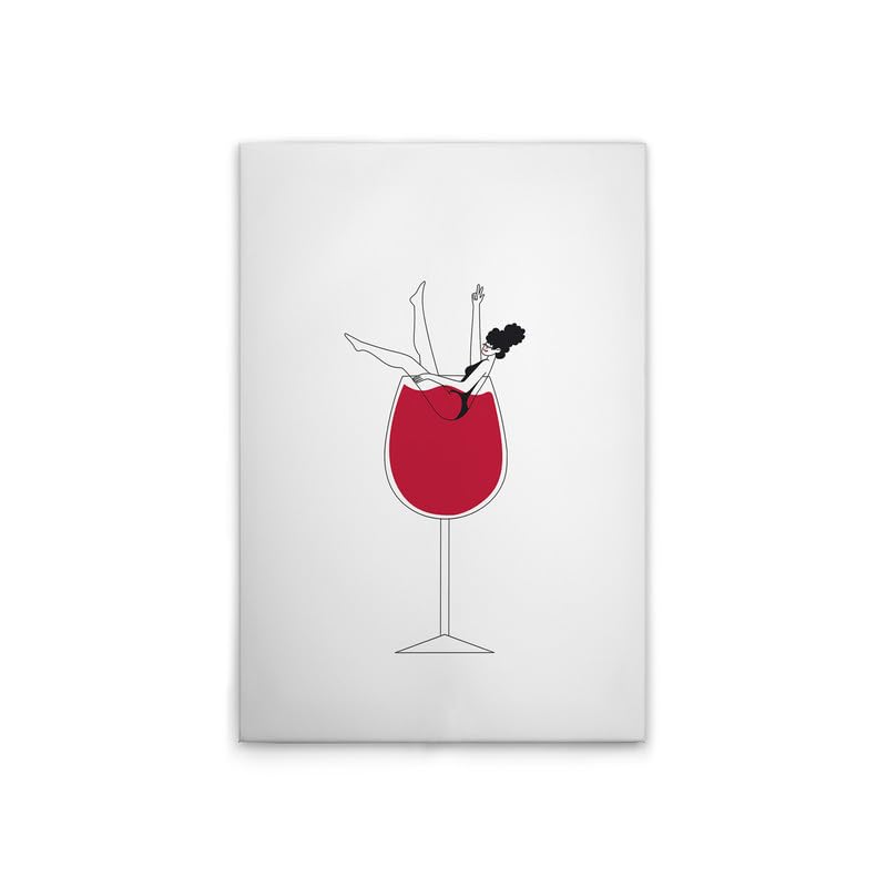 Impression sur toile verre à vin pour sublimer un mur vide 60x90