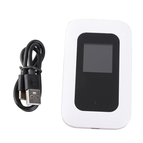 Image of CHICIRIS 4G WiFi Router with 2100mAh Battery, 1.44in LED Display for Travel