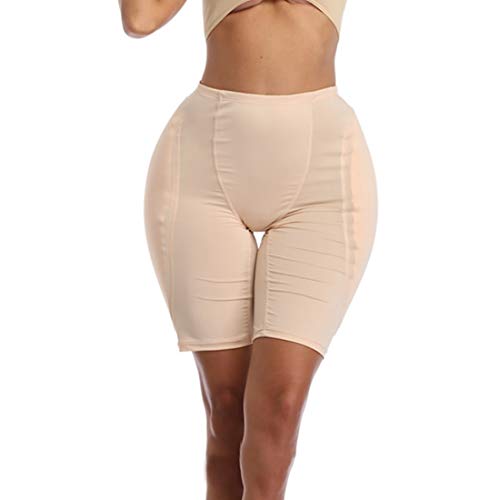 YUENA CARE Hip Butt Enhancer Shapewear Panty Sponge Padded Women Underwear for Crossdressing (Skin Hip Pads Underwear, XL)