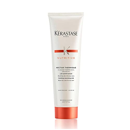 Kérastase, Nutritive, lait Nourrissant Thermo-Protecteur, sans Rinçage, pour Cheveux Secs, Nectar Thermique, 150 ml