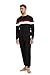 Produktbild C&A Herren Pyjama Set Regular Fit Unifarben|Streifen Baumwolle schwarz L