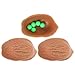 STOBOK Magic Trick Set 3 Walnut Shell and 5 Soft Balls