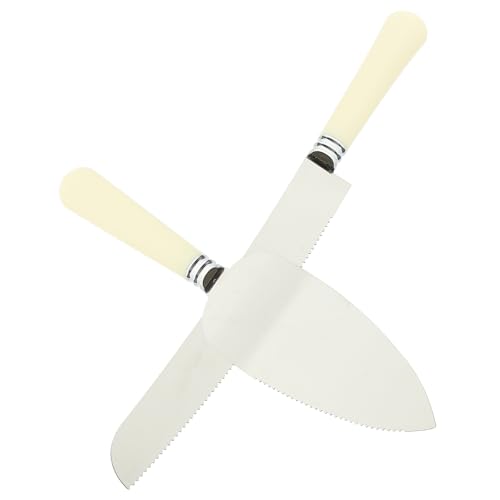 JECOMPRIS 2 Pcs 1 Set Cake Cutter Pizza Bread Cutters for Easy to Clean Kitchen Utensils Cake Shovels Pink