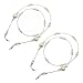 Imixlot Eyeglass Chain Holder Glasses Strap Eyeglass Chains and Cords for Women 2 piece