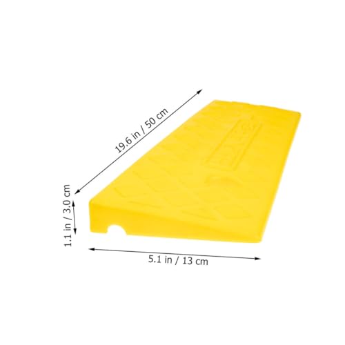 Rampas antideslizantes de goma 2 piezas color amarillo miniatura 2