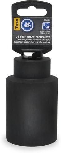 Titan Tools 15239 39 mm 1/2" Drive 12 Point Axle Nut Socket, Factory - Image 3