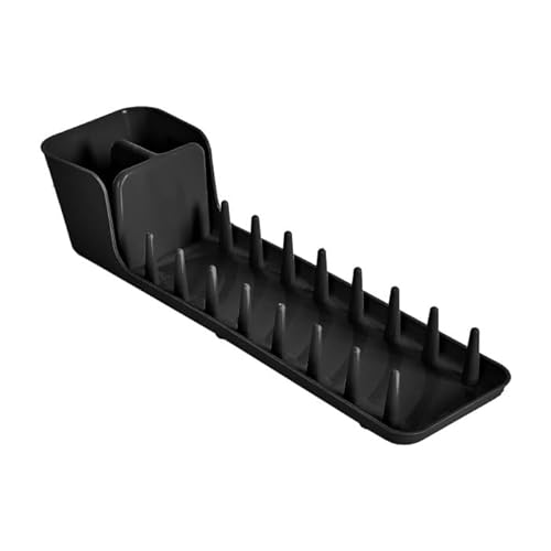 Paris Prix Égouttoir à Vaisselle Design Pratique 44cm Noir