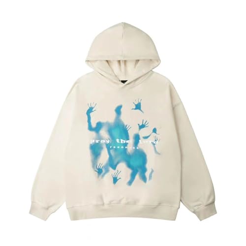 Unisex Womens Graphic Oversized Hoodie Pray the Lord Casual Hoodie Teen Girls Trendy Y2K Hooded Sweatshirt Streetwear