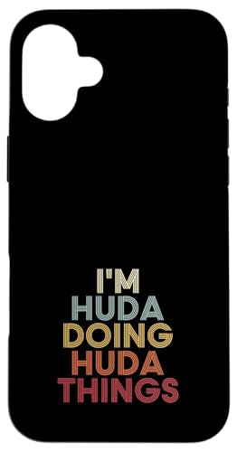 Huda Name Huda Personalized Name First Given �X�}�z�P�[�X iPhone 16 Plus �p